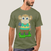 Monkey Bowling Bowling ball T-shirt (Voorkant)