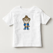 Monkey Boxer Boxer Boxing-handschoenen Kinder Shirts (Voorkant)