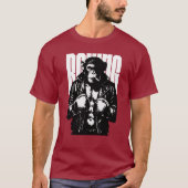 Monkey Boxer Rebel Monkey in Leather Boxing Jacket T-shirt (Voorkant)