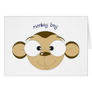 Monkey Boy Card