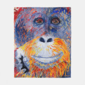 Monkey Boy Fleece Blanket (Voorkant)