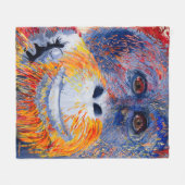 Monkey Boy Fleece Blanket (Voorkant (Horizontaal))