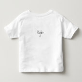 Monkey Boy T - Voeg een naam toe! Kinder Shirts (Achterkant)