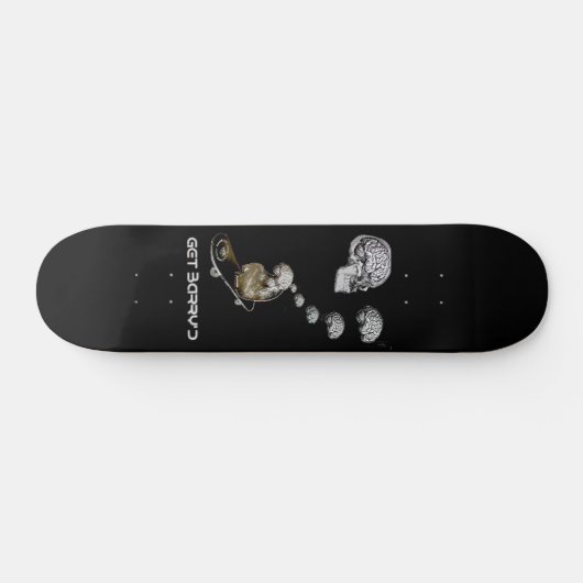 Monkey Brain Persoonlijk Skateboard (Horizontaal)