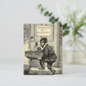 "Monkey Brand Soap Advertisement" Briefkaart (Staand voorkant)