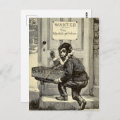 "Monkey Brand Soap Advertisement" Briefkaart (Voorkant / Achterkant)