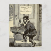 "Monkey Brand Soap Advertisement" Briefkaart (Voorkant)
