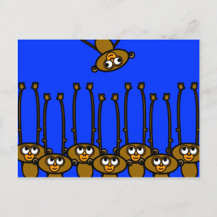 MONKEY Briefkaart