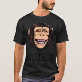 Monkey Brother Chimpansee (6) T-shirt (Voorkant)