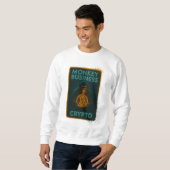 Monkey Business Crypto T-shirt – Bitcoin (Voorkant volledig)