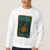 Monkey Business Crypto T-shirt – Bitcoin (Voorkant)