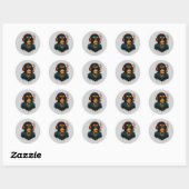 Monkey Business - De Baas van Monkey Ronde Sticker (Vel)