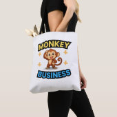 Monkey Business Funny  Tote Bag (Dichtbij)