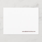 Monkey Business Green en Brown puntoptie Uitnodiging Briefkaart (Achterkant)