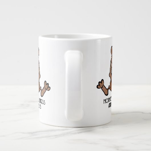 Monkey Business Grote Koffiekop (Achterkant)