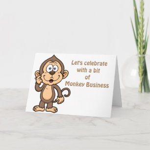 MONKEY BUSINESS-ME/YOU "ONS JUBILEUM" FEESTDAGEN KAART