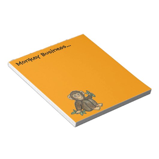 Monkey Business Note Pad Notitieblok (Schuin)