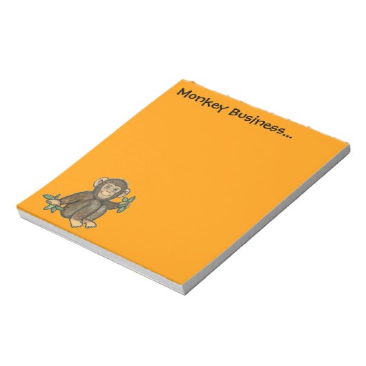 Monkey Business Note Pad Notitieblok (Linkerzijde)