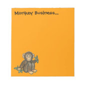 Monkey Business Note Pad Notitieblok (Voorkant)