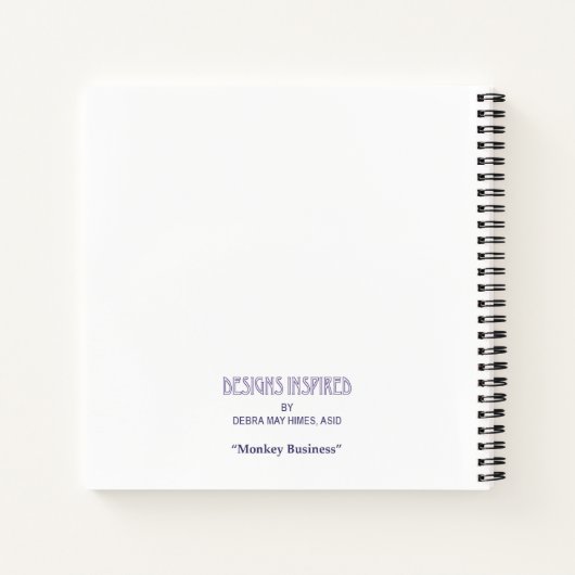 "Monkey Business" Notitieboek (Achterkant)