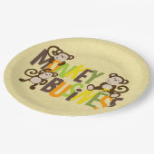 Monkey Business Papieren Bordje (Gekanteld)