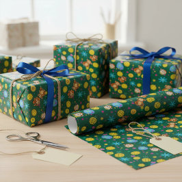 Monkey Business Patroon Cadeaupapier