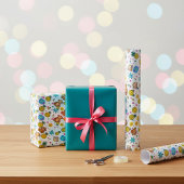 Monkey Business Patroon Cadeaupapier