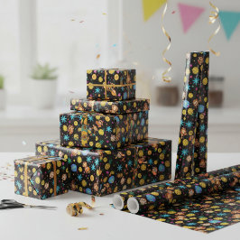 Monkey Business Patroon Cadeaupapier