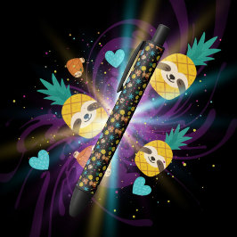 Monkey Business-patroon Zwarte Inkt Pen