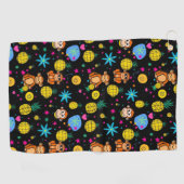 Monkey Business Pattern Golfhanddoek (Horizontaal)