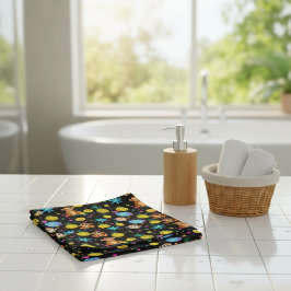 Monkey Business Pattern Golfhanddoek