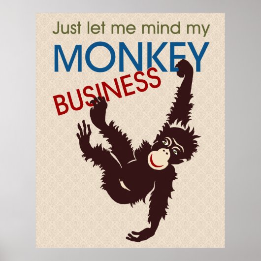 Monkey Business Poster (Voorkant)