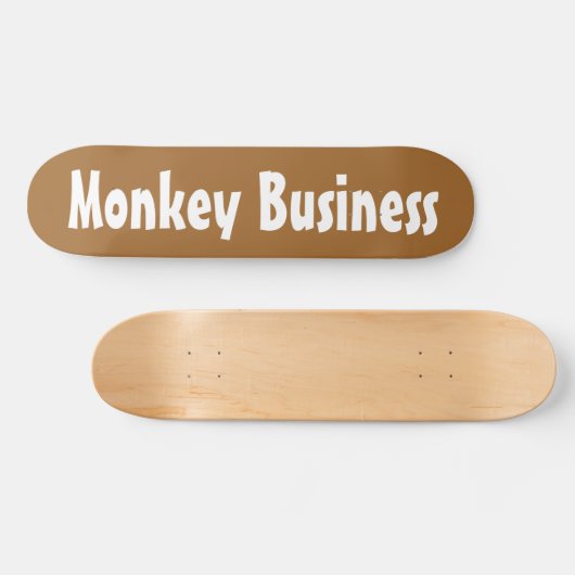 Monkey Business Skateboard (Horizontaal)