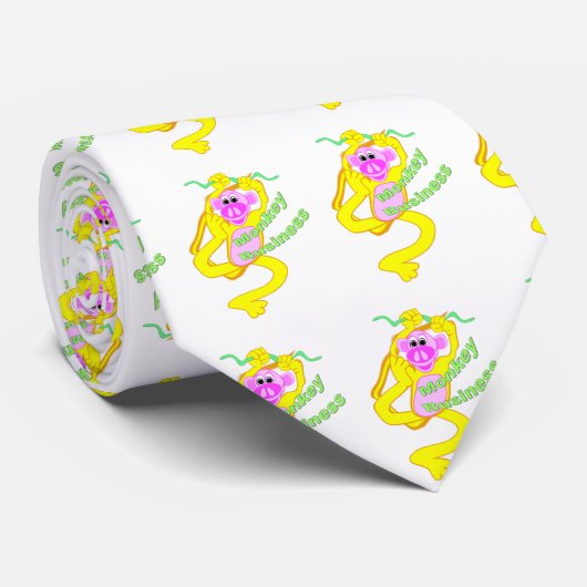 Monkey Business Stropdas (Opgerold)