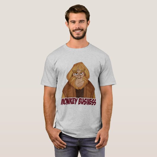 Monkey Business T-shirt (Voorkant volledig)
