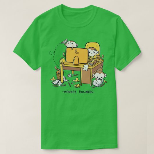 Monkey Business T-shirt (Design voorkant)