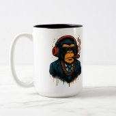Monkey Business - The Boss of Monkey Tweekleurige Koffiemok (Links)