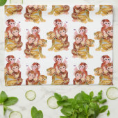 "Monkey Business" Theedoek (Gevouwen)