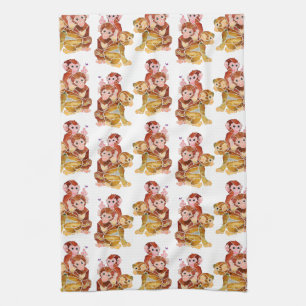 "Monkey Business" Theedoek