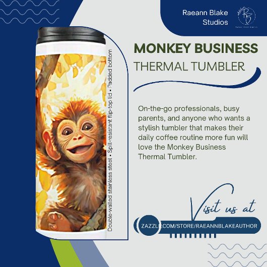 Monkey Business Thermische Tumbler Thermosbeker