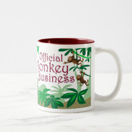 Monkey Business Tweekleurige Koffiemok