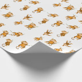 Monkey Business Wrapping Paper Cadeaupapier (Hoek)