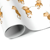Monkey Business Wrapping Paper Cadeaupapier (Rol Hoek)