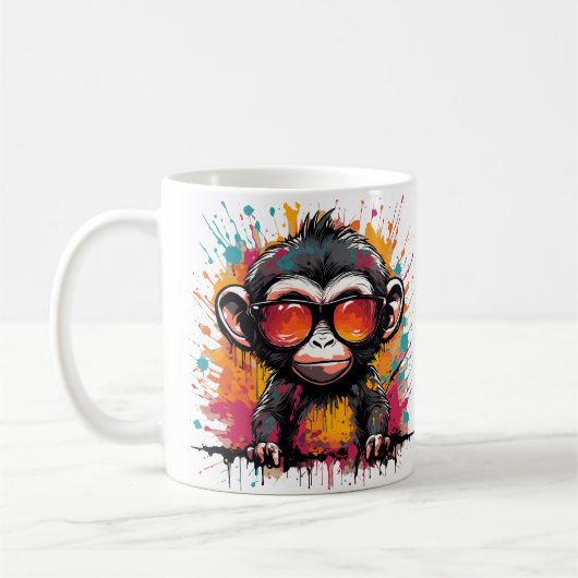 Monkey Businnes - Affe tasse design Koffiemok (Links)