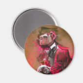 Monkey Butler Magneet (Voorkant / Achterkant)