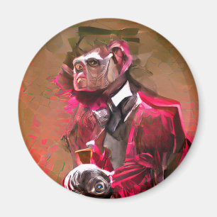 Monkey Butler Magneet