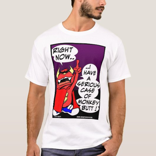 Monkey Butt T-shirt (Voorkant)