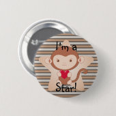 Monkey Button (Voorkant /achterkant)