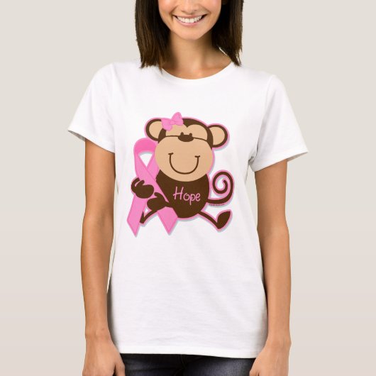 Monkey Cancer Hope T-shirt (Voorkant)