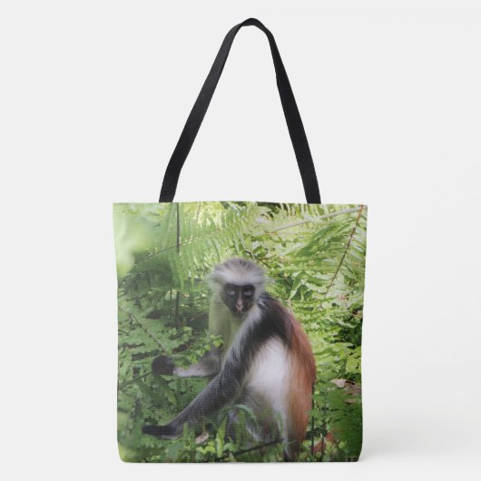 Monkey Canvas tas (Voorkant)